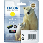 Epson C13T26344010/26XL Ink cartridge yellow high-capacity XL, 700 pages 9.7ml for Epson XP 600