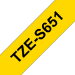 Brother TZE-S651 DirectLabel black on yellow extra strong Laminat 24mm x 8m for Brother P-Touch TZ 3.5-24mm/HSE/36mm/6-24mm/6-36mm