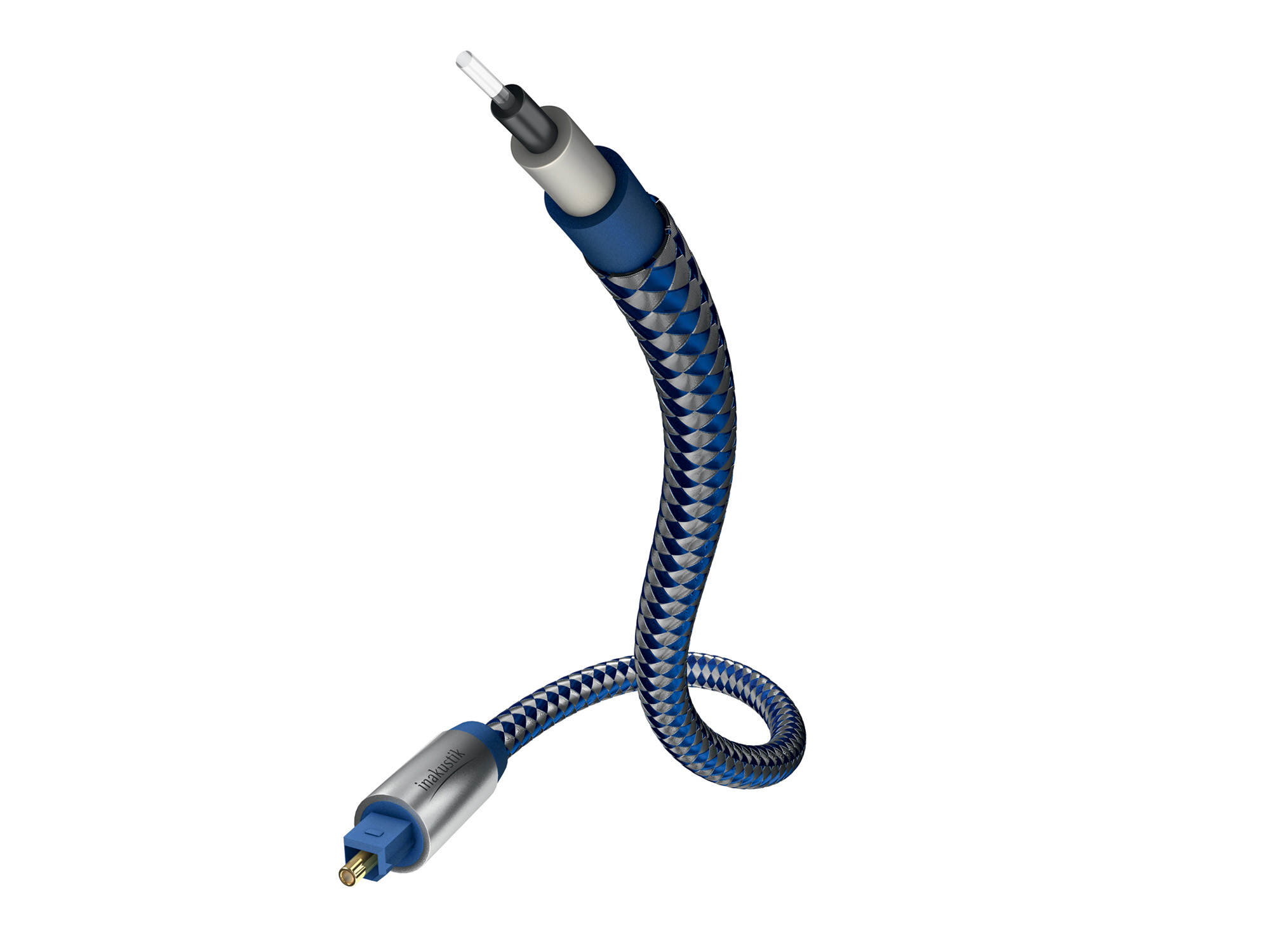 Image of Inakustik 0041205 fibre optic cable 5 m TOSLINK Blue, Silver