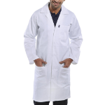 BEESWIFT Poly Cotton Warehouse Coat White 40