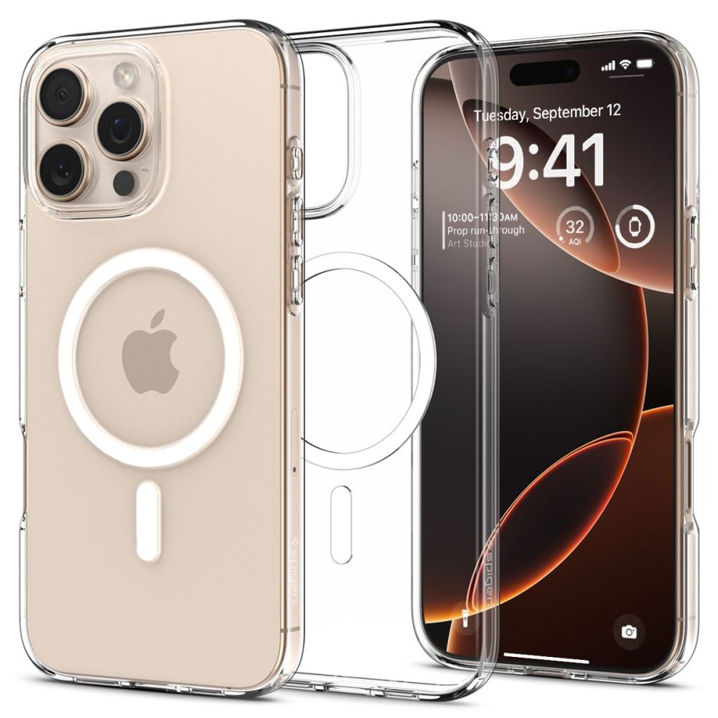EU Product - Liquid Crystal MagSafe Case for iPhone 16 Pro - Transparent thumbnail