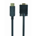 Gembird CCP-DPM-VGAM-6 video cable adapter 1.8 m VGA (D-Sub) DisplayPort Black