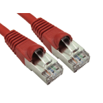 Cables Direct ART-100-HR networking cable Red 0.25 m Cat6a S/FTP (S-STP)