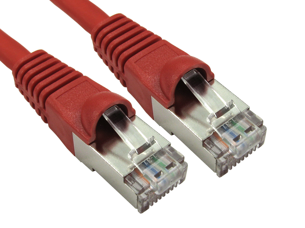 Photos - Cable (video, audio, USB) Cables Direct ART-100-HR networking cable Red 0.25 m Cat6a S/FTP (S-ST 