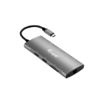 Equip USB-C 9 in 1 Multifunctional Adapter, HDMI 4K/60Hz, Gigabit LAN, USB 3.2 GEN1, SD/TF, 100W USB PD