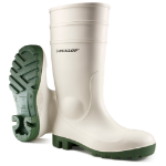 DUNLOP Protomastor Steel Toe Cap PVC Safety Wellington Boot White 12