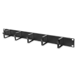 Digitus Cable routing panel with cable routing brackets for 483 mm (19") cabinets, 1U