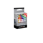 Lexmark 18YX143E/43XL Printhead cartridge color high-capacity, 500 pages/5% for Lexmark P 350/X 9350/Z 1520