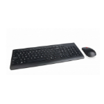 Lenovo 4X30M39504 toetsenbord Inclusief muis Universeel RF Draadloos Scandinavisch Zwart
