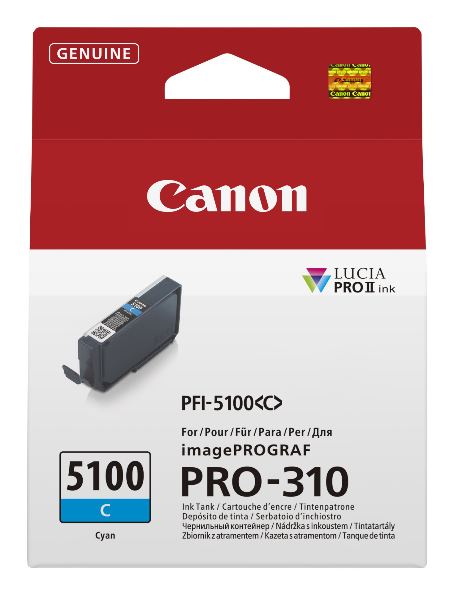 Photos - Ink & Toner Cartridge Canon 6953C001/PFI-5100C Ink cartridge cyan 842 Photos for  IPF P 