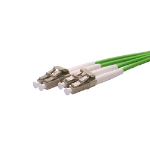 Cablenet 2m OM5 50/125 LC-LC Duplex Lime Green LSOH Fibre Patch Lead