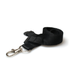 Digital ID 20mm Recycled Black Lanyards with Flat Breakaway and Metal Trigger Clip (Pack of 100)