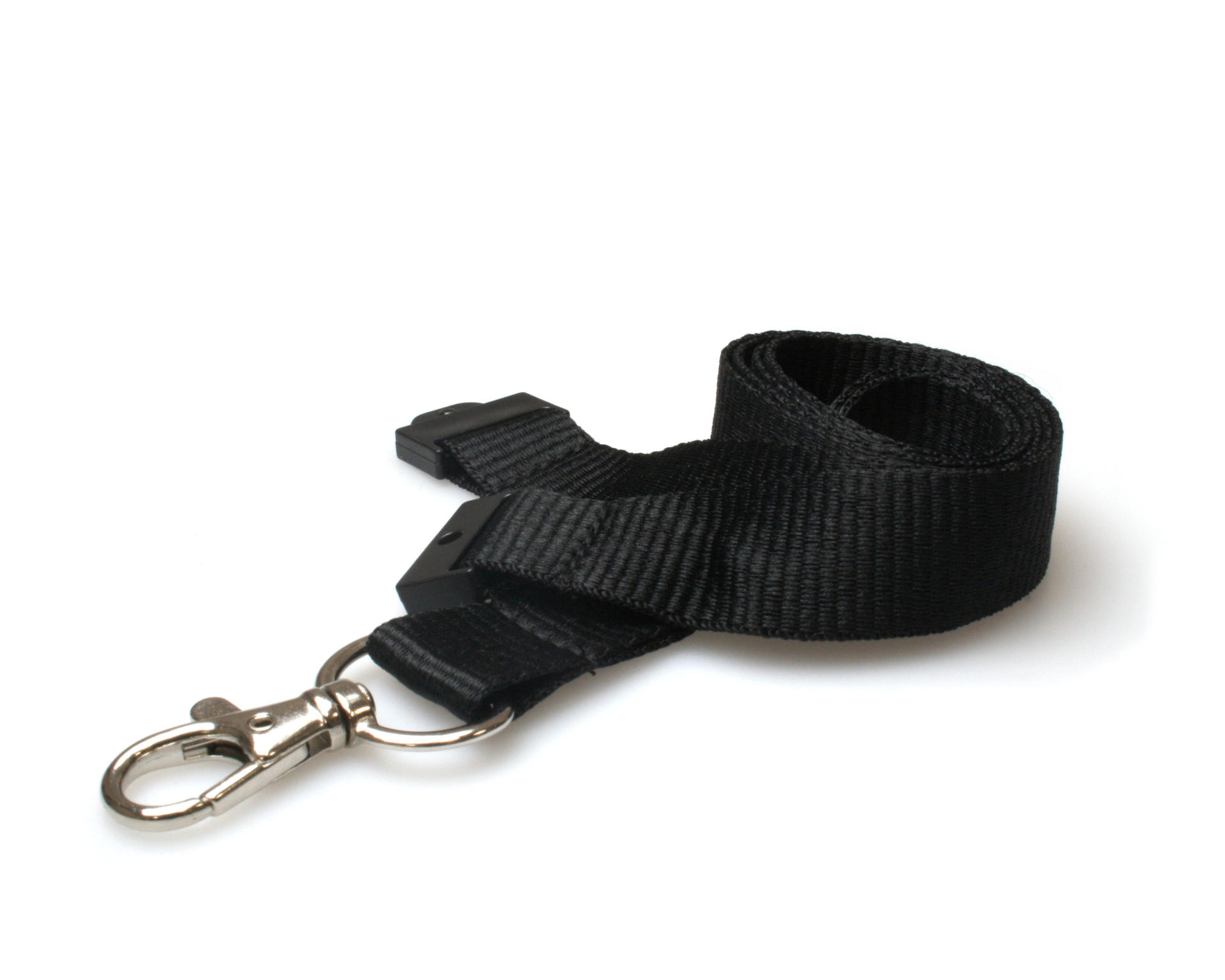 Image of Digital ID 20mm Recycled Black Lanyards with Flat Breakaway and...