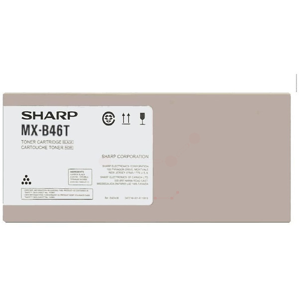 Image of Sharp MXB-46T Toner-kit. 25K pages ISO/IEC 19752 for Sharp MX-B 467
