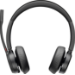 HP Poly Voyager 4320 - Voyager 4300 series - headset - on-ear - Bluetooth - wireless, wired - USB-C - black - Certified for Microsoft Teams, Zoom Certified