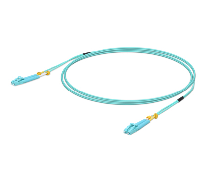 Image of Ubiquiti UniFi ODN 1m fibre optic cable LC OM3 Aqua colour