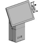 Ergonomic Solutions Kiosk center and top module