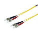 Equip ST/ST Fiber Optic Patch Cable, OS2, 1m