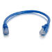 C2G Cable de conexión de red de 1,5 m Cat5e sin blindaje y con funda (UTP), color azul