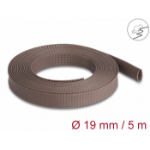 DeLOCK Braided Sleeve rodent resistant stretchable 5 m x 19 mm brown