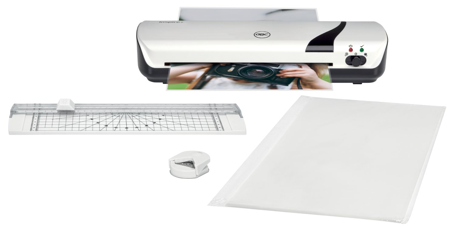 Image of GBC Inspire+ A4 White Laminator Set
