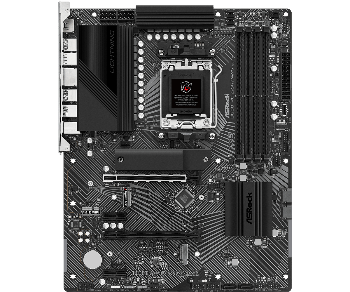 Image of Asrock B650 PG Lightning AMD B650 Socket AM5 ATX