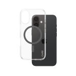 PanzerGlass CARE by ® Flagship Case Transparent Urban Combat w. Black MagSafe iPhone 16