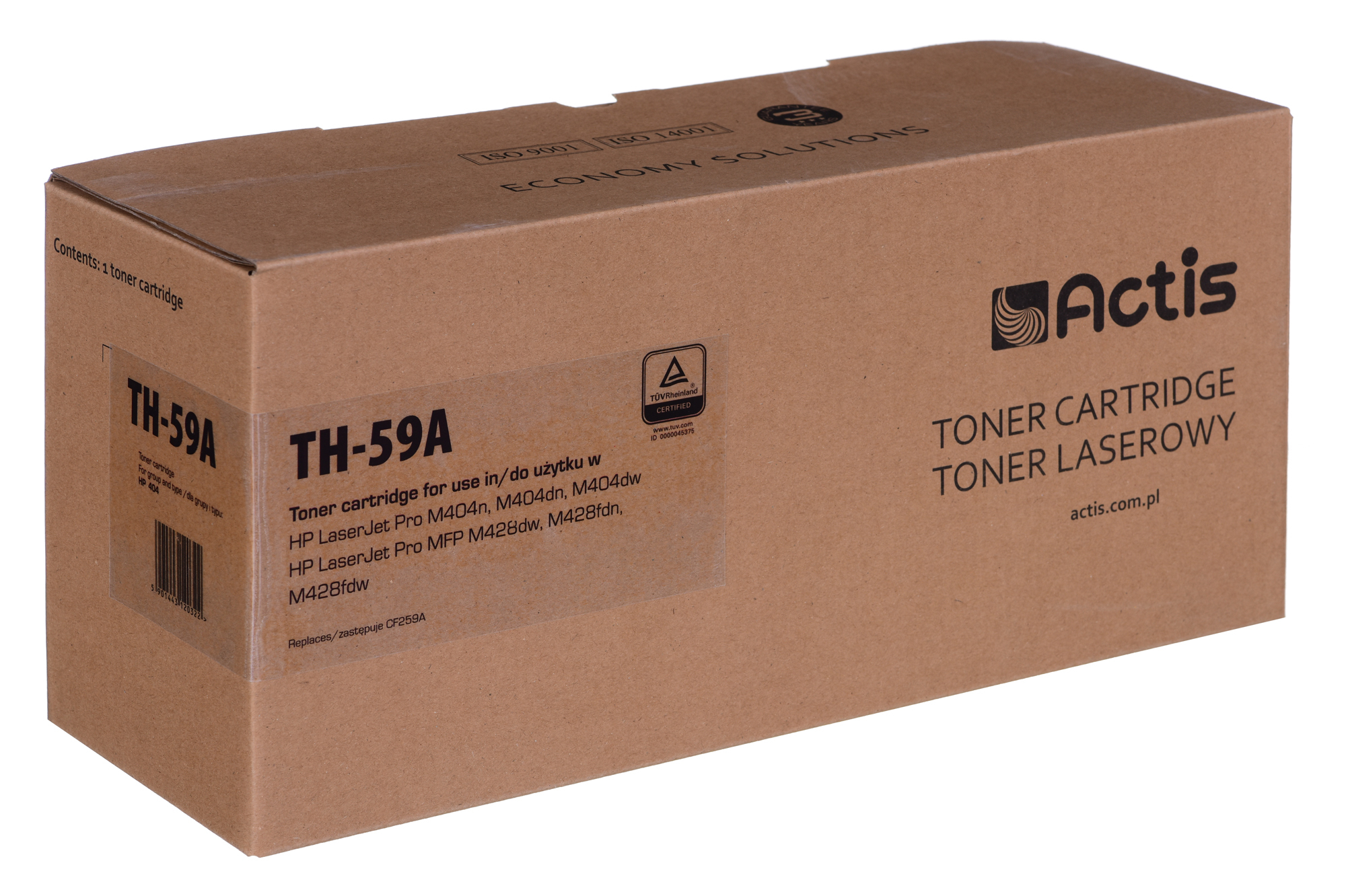 Actis TH-59A Tonerkassett 1 styck Kompatibel Svart