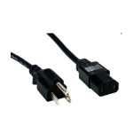 Comprehensive PWC-BK-15 power cable Black 177.2" (4.5 m) NEMA 5-15P C13 coupler