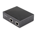 StarTech.com POEINJ1G90W network extender Network repeater Black 10, 100, 1000 Mbit/s