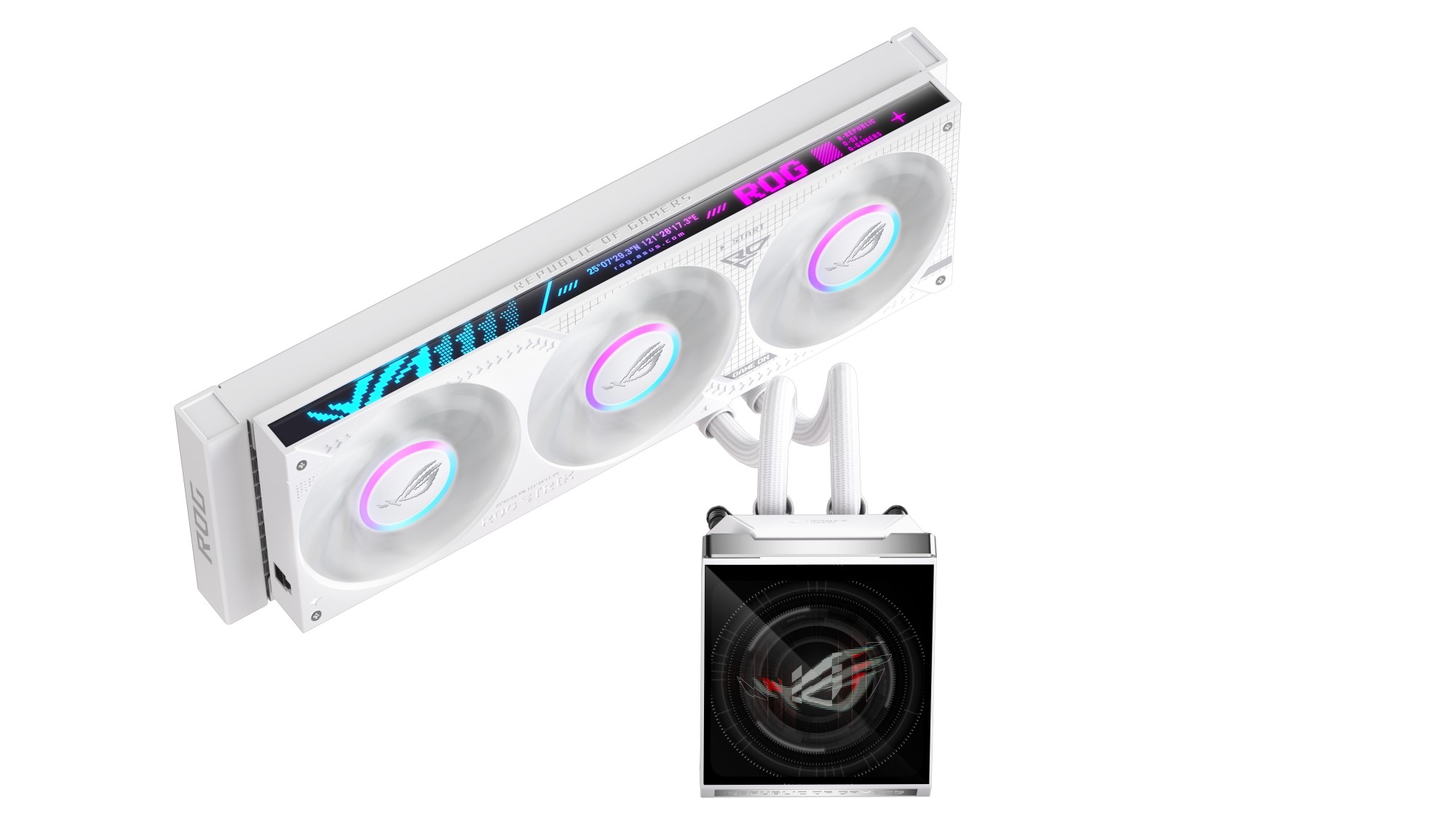 EU Product - ROG STRIX SLC IV 360 ARGB LCD WHITE thumbnail