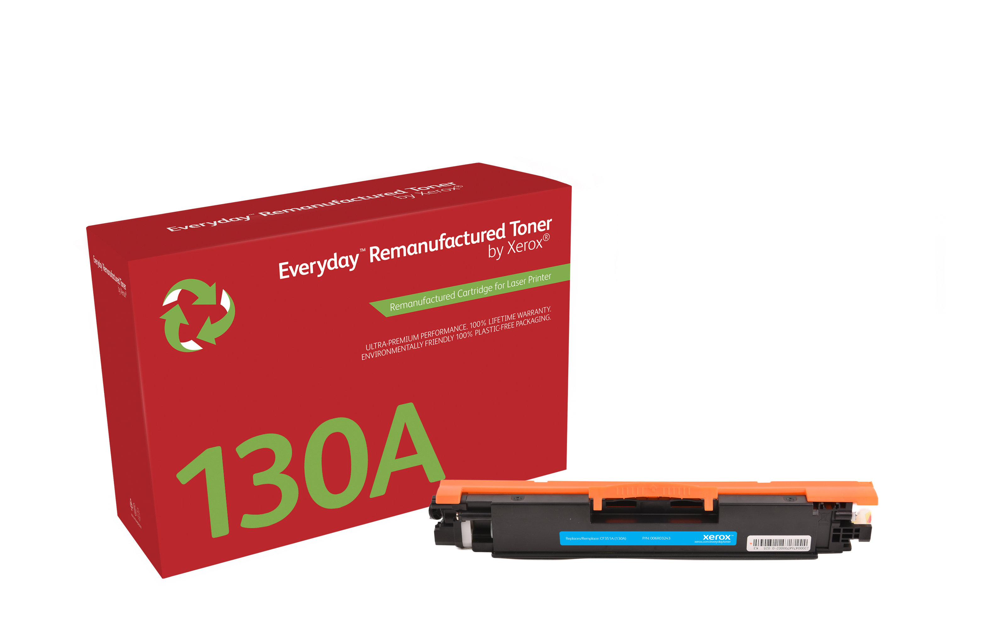 Image of Xerox 006R03243 Toner-kit cyan, 1K pages (replaces HP 130A/CF351A)...
