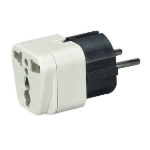 Black Box MC167A power plug adapter Black, White