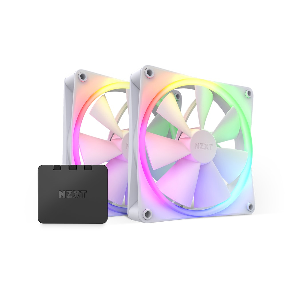 Image of NZXT F140 RGB TWIN Computer case, Processor Fan 14 cm White 2 pc(s)