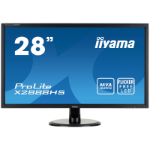 iiyama ProLite X2888HS-B1 71.1 cm (28") 1920 x 1080 pixels Full HD LED Black