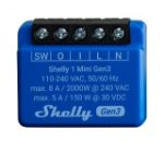 Shelly 1 Mini Gen3 Smart switch 1P Blue
