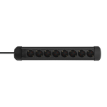 Deltaco GT-0802 power extension 3 m 8 AC outlet(s) Indoor Black