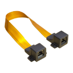 Alcasa 8055-F18Q networking cable Transparent 0.25 m