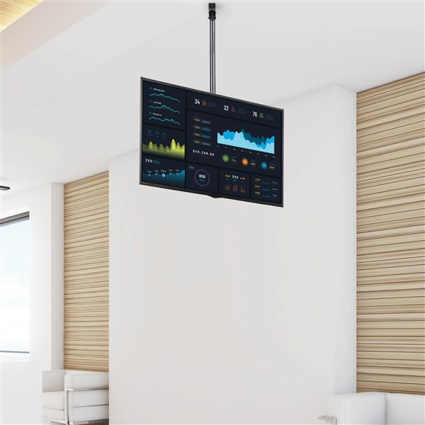 StarTech.com Ceiling TV Mount - 8.2' to 9.8' Long Pole