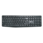 Stylos STPTEC4B teclado Oficina RF inalámbrica + USB Español Negro