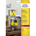 Avery Yellow Heavy Duty Laser Labels, 210 x 297 mm