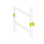 Middle Atlantic Products Ladder Wall Clamp 1 pair