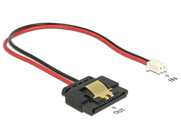 Image of DeLOCK 85336 SATA cable 0.2 m SATA 15-pin Multicolour