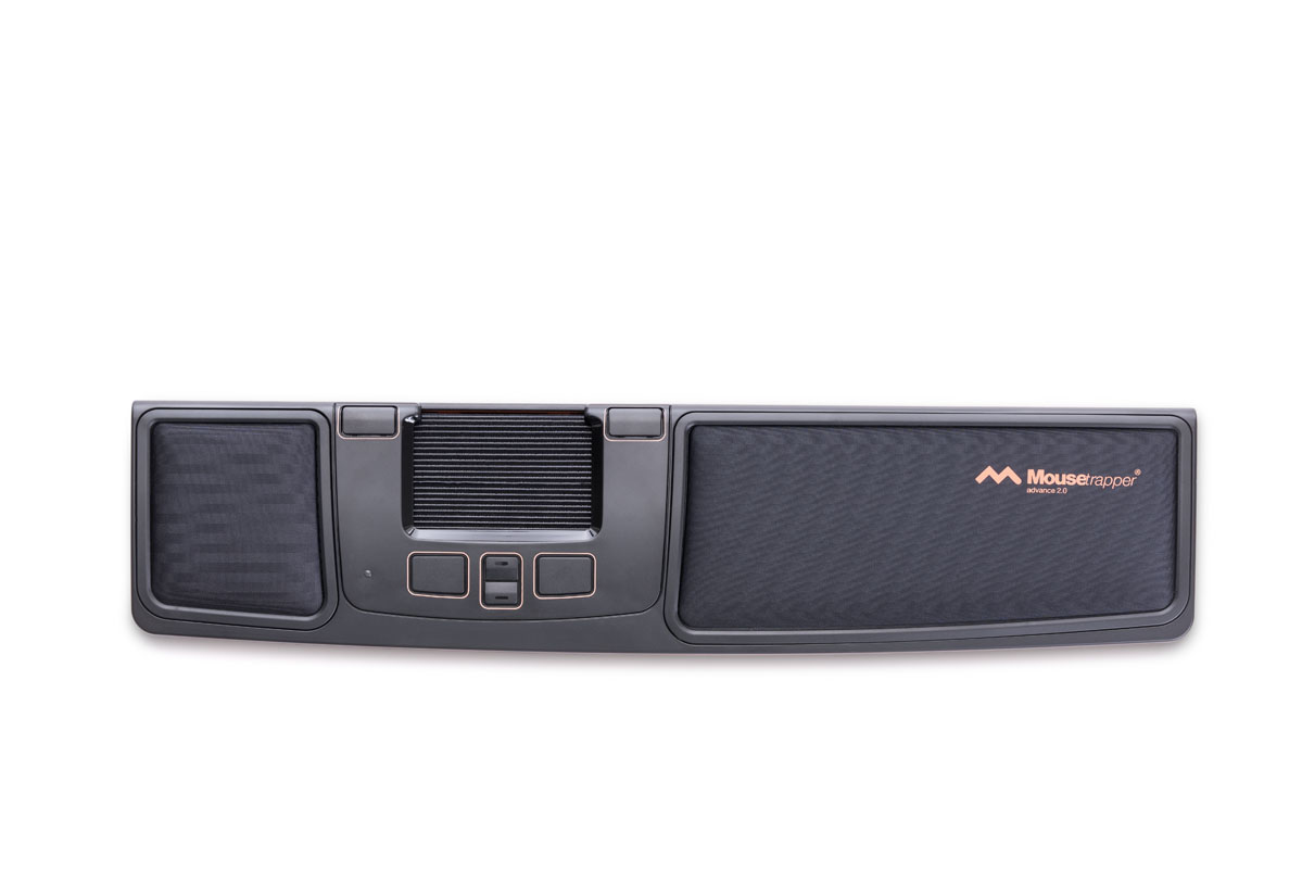 Image of Mousetrapper Advance 2.0 Mouse Black/Coral USB-A