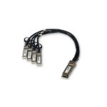 ATGBICS R6F27A HPE compatible Direct Attach Copper Breakout Cable 200GBase-CU QSFP56 to 4x50/25GBase-CU SFP56 (Passive Twinax 2.5m)