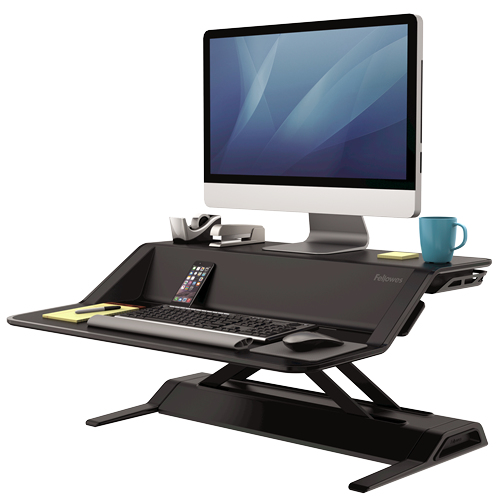 Image of Fellowes Lotus Sit-Stand Workstation - Black