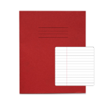 Rhino 8 x 6.5 Exercise Book 48 Page Red F6M (Pack of 100)