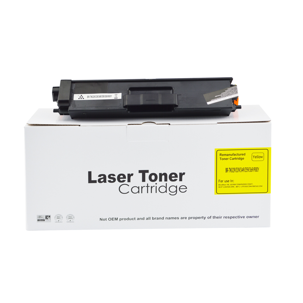 Image of CTS Wholesale Remanufactured Brother TN329Y Extra Hi Yld Yellow Toner