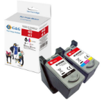 G&G 14938 inktcartridge 2 stuk(s) Compatibel Zwart, Magenta, Cyaan, Geel