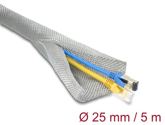 EU Product - Geflechtschlauch EMV Abschirmung selbstschl. 5mx25mm thumbnail